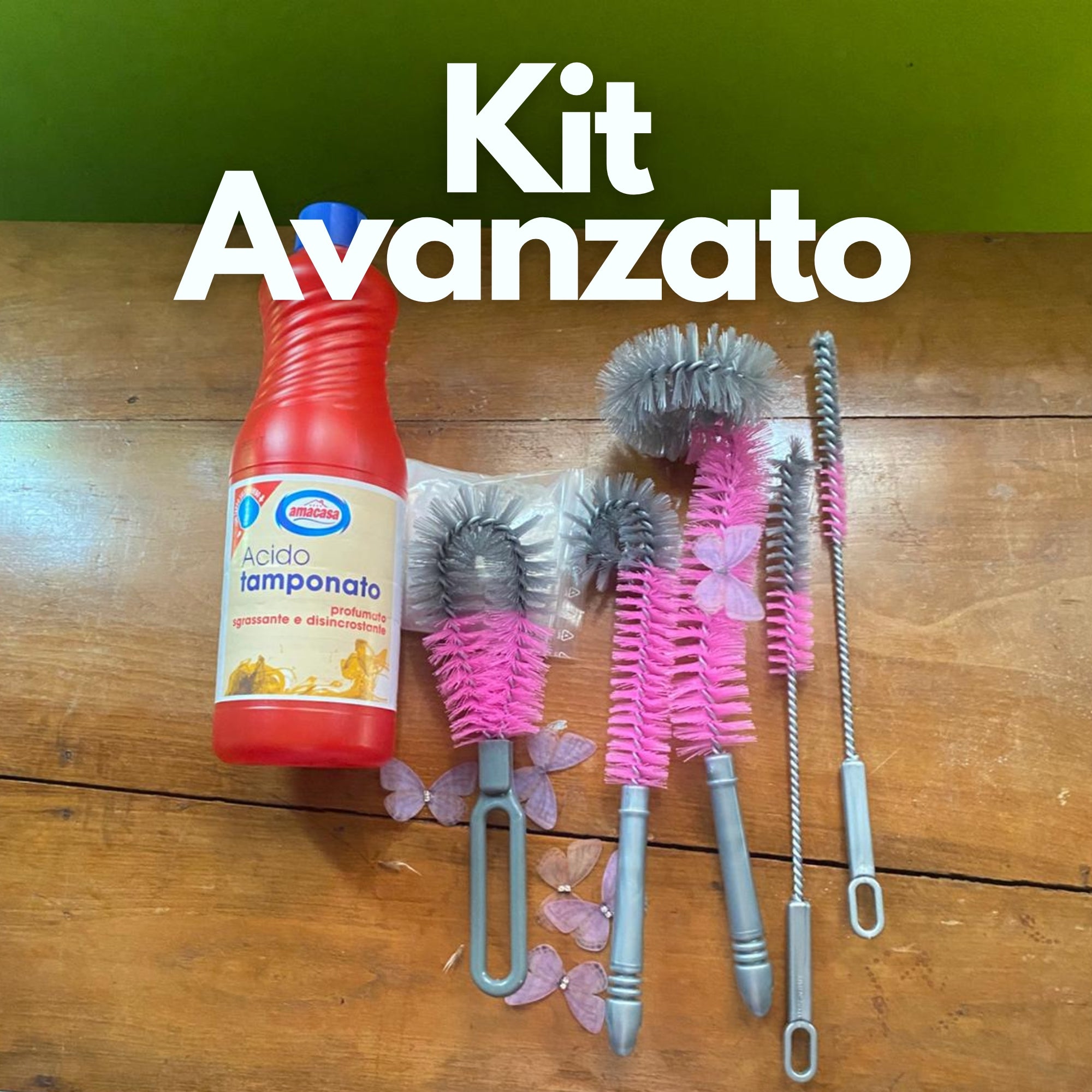 KIT " AVANZATO" - CON ACIDO TAMPONATO E PIETRA POMICE